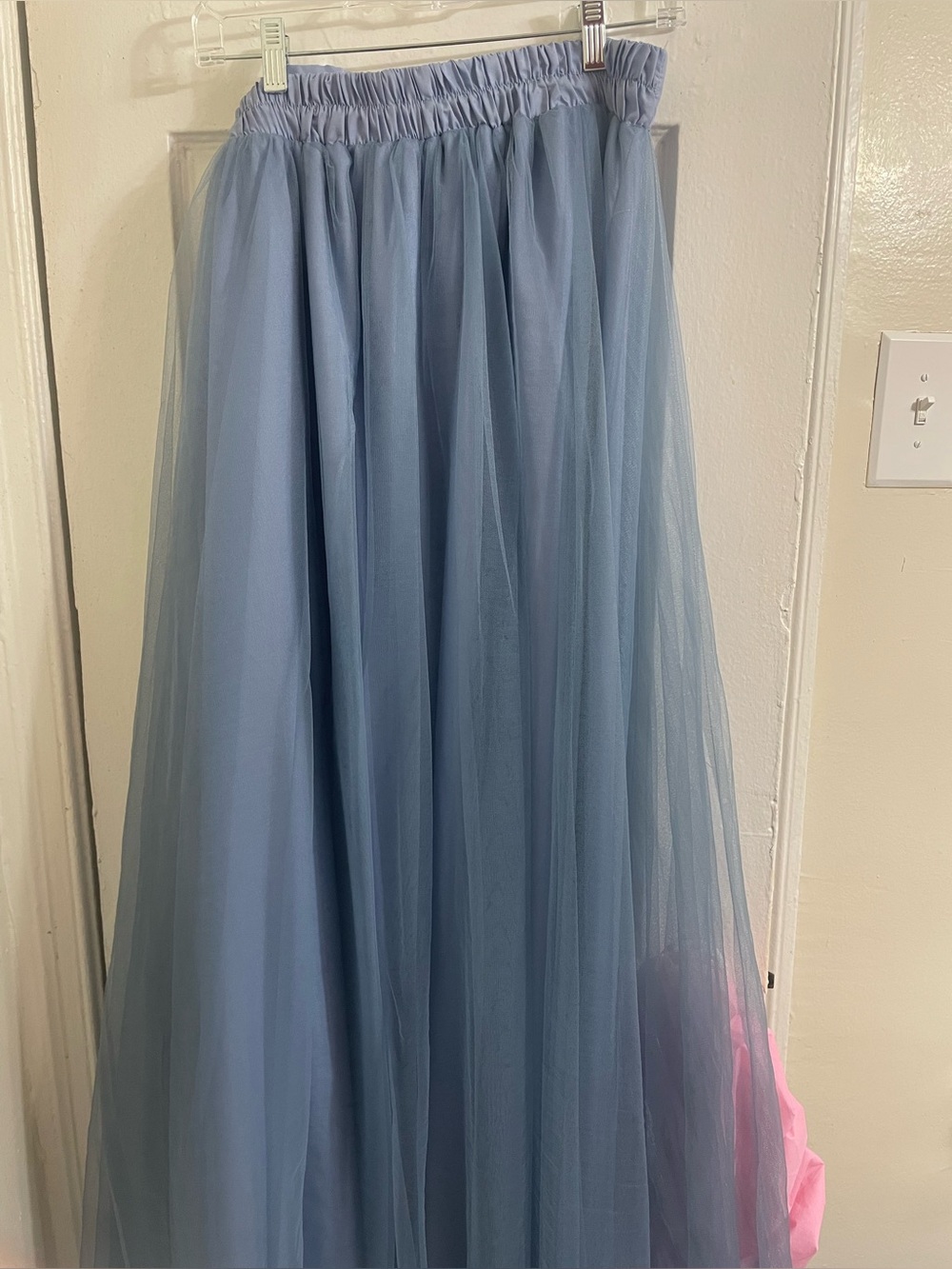 Elegant Blue A-Line Skirt - Picture 13 of 15